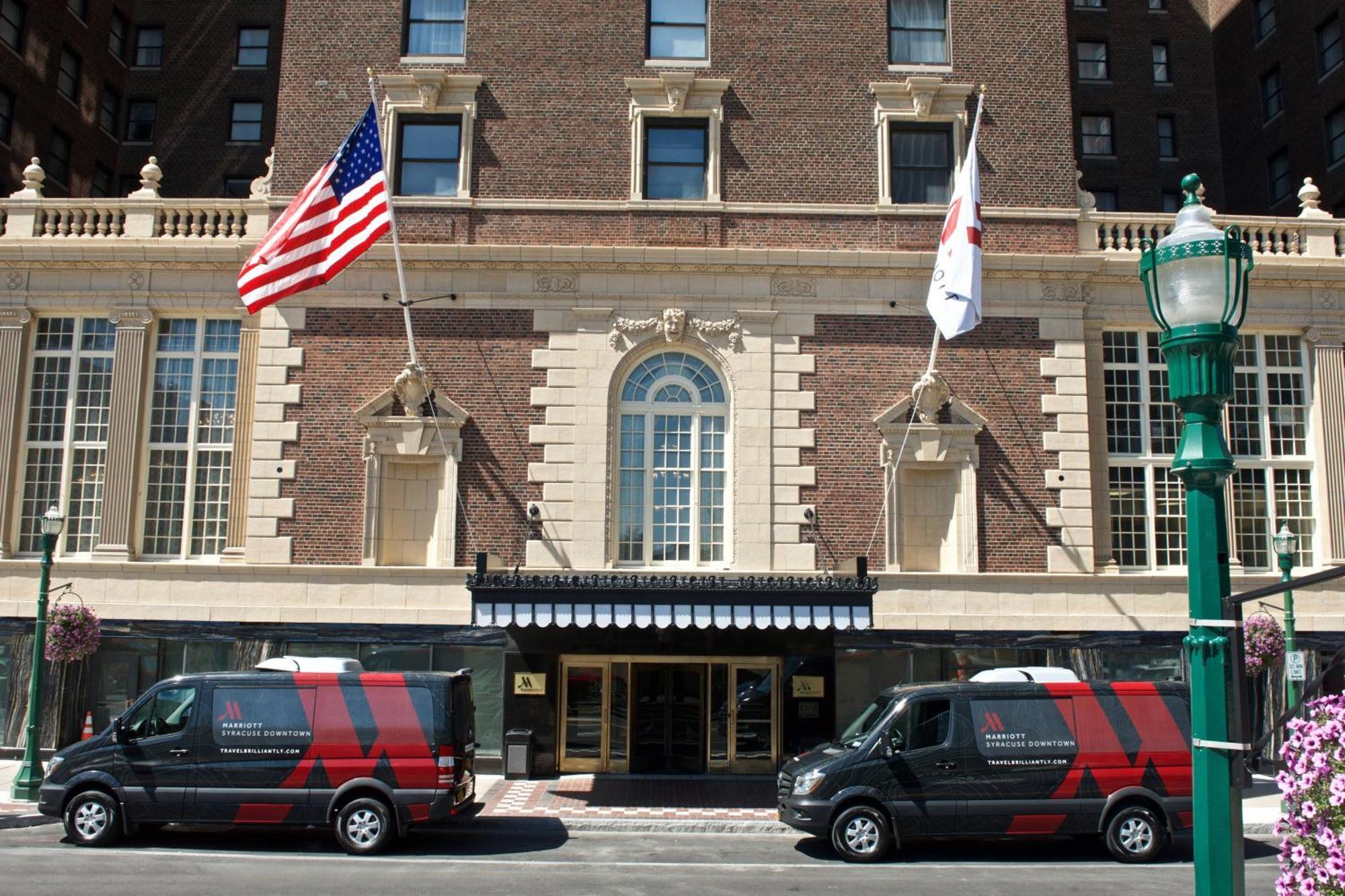 Marriott Syracuse Downtown Hotel Exterior foto